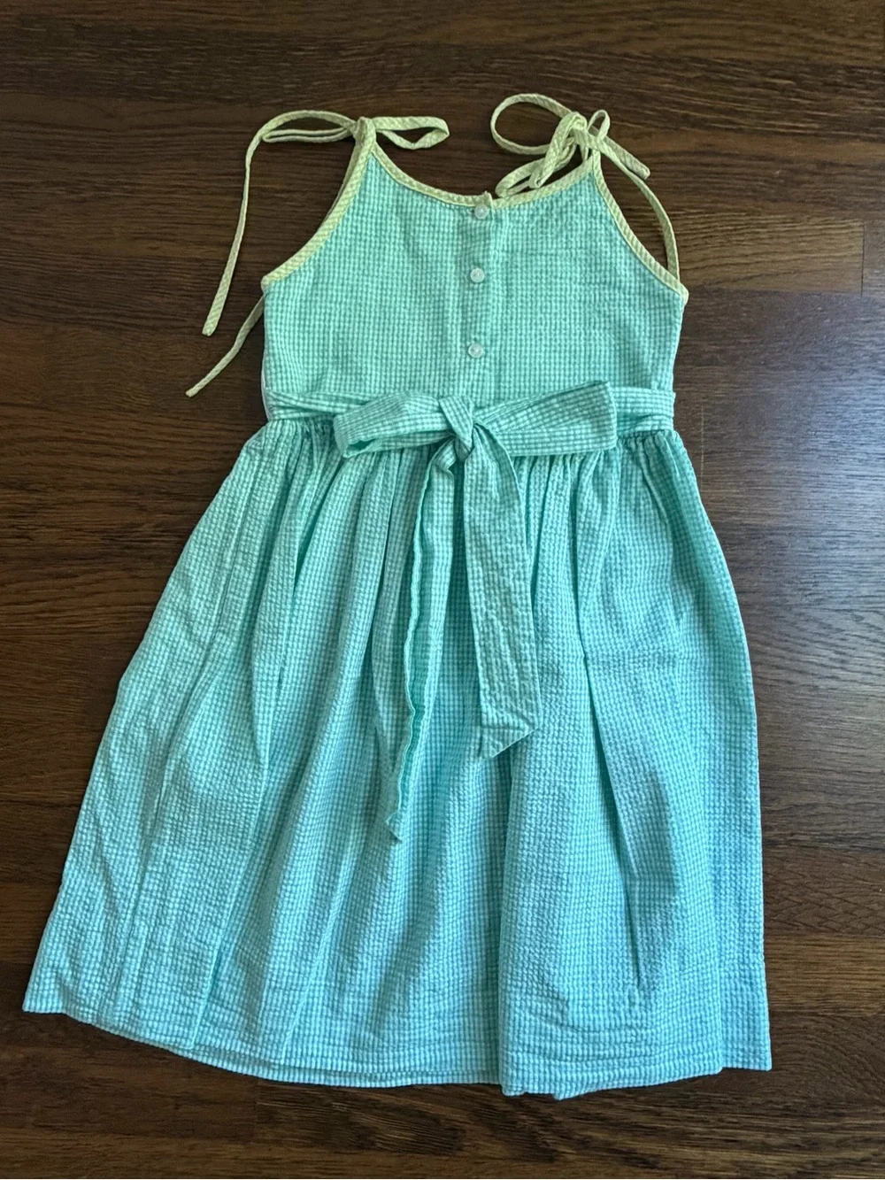 Girls Smocked Ice Cream Sundress 5